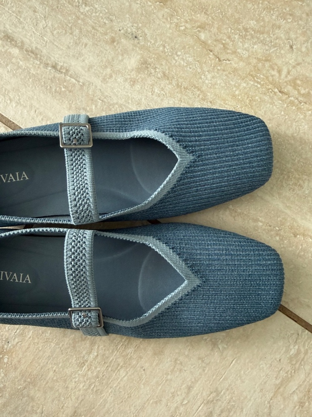 VIVAIA Margot Square Toe Mary Jane Ribbed Knit - Picture 14 of 15